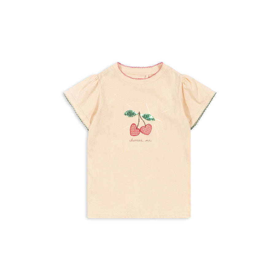Konges Slojd Ecru Famo Puff Tee