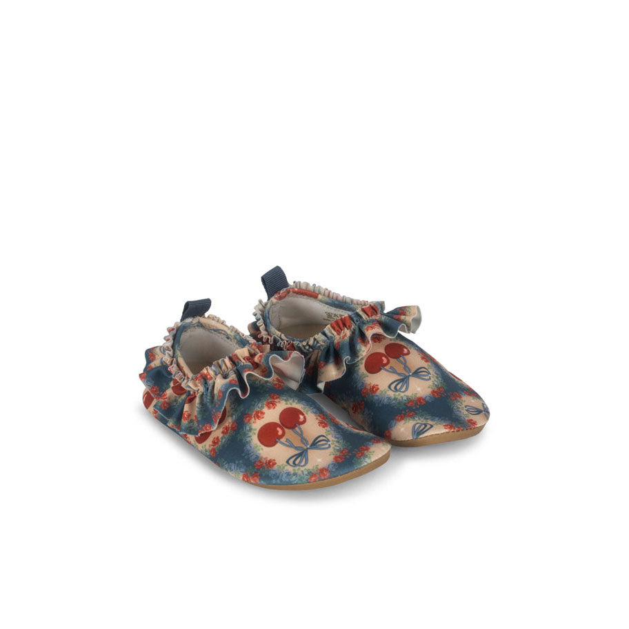 Konges Slojd Blue Cherry Bow Maya Swim Shoes