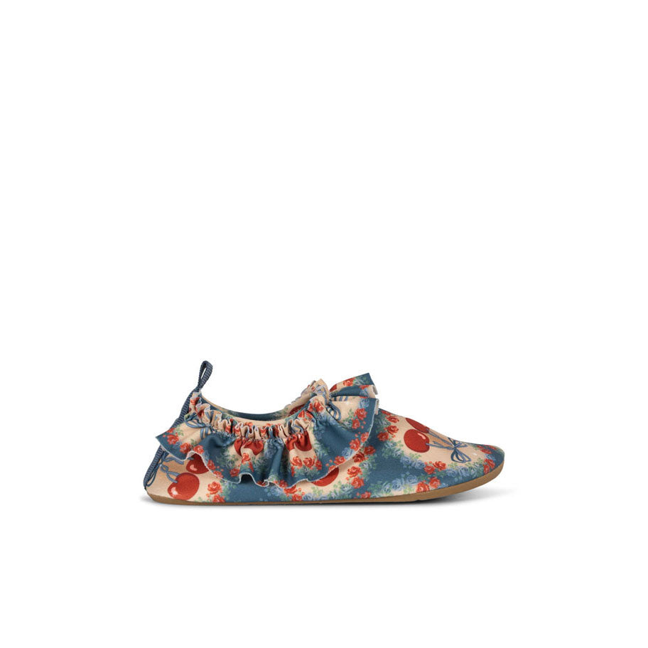 Konges Slojd Blue Cherry Bow Maya Swim Shoes
