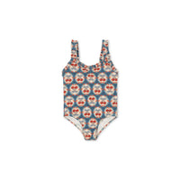 Konges Slojd Blue Cherry Bow Maya Swimsuit