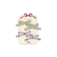 Konges Slojd White/Rose 4 Pack Hair Clips