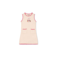Konges Slojd Off White Collette Knit Dress