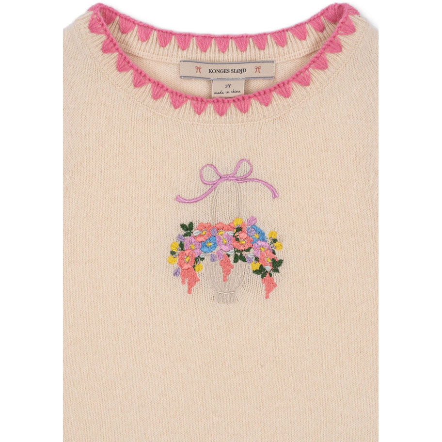 Konges Slojd Off White Collette Knit Dress