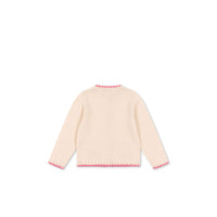 Konges Slojd Off White Collette Knit Cardigan