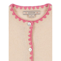 Konges Slojd Off White Collette Knit Cardigan