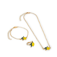 Konges Slojd Gold Lemon Jewlery Set