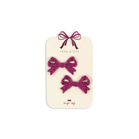 Konges Slojd Sangria 2 Pack Pearly Bow Hair Clips