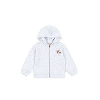 Konges Slojd Off White Melange Lou Hoodie
