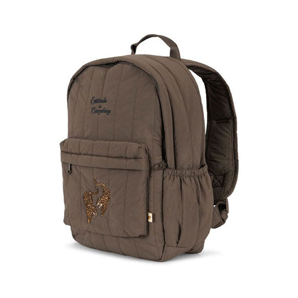 Konges Slojd Walnut Juno Quilted Backpack