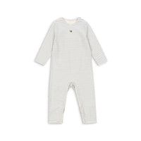 Konges Slojd Stripe Blue Basic Onesie