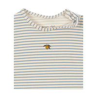 Konges Slojd Stripe Blue Basic Onesie