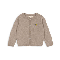 Konges Slojd Light Brown Mattou Knit Cardigan