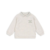 Konges Slojd Off White Melange Spotty Polo