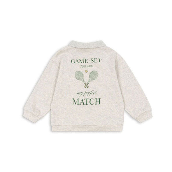Konges Slojd Off White Melange Spotty Polo