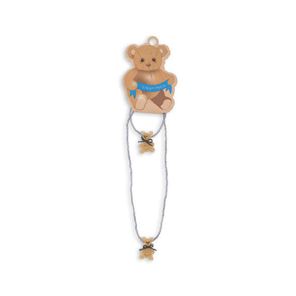 Konges Slojd Captain'S Blue Teddy Necklace And Bracelet Set