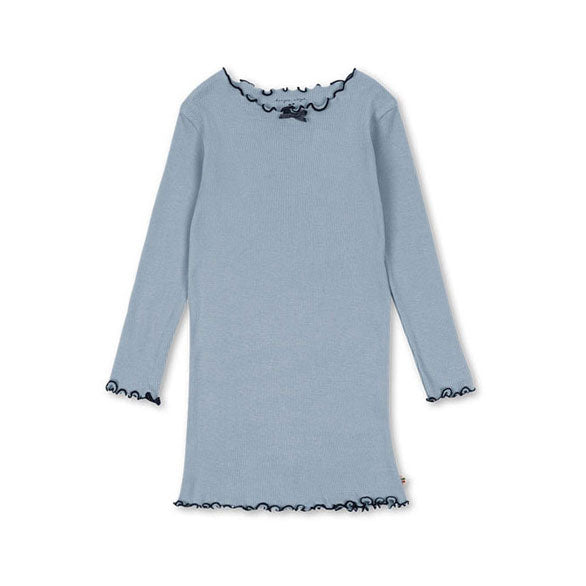 Konges Slojd Blue Fog Rivi Rib Dress