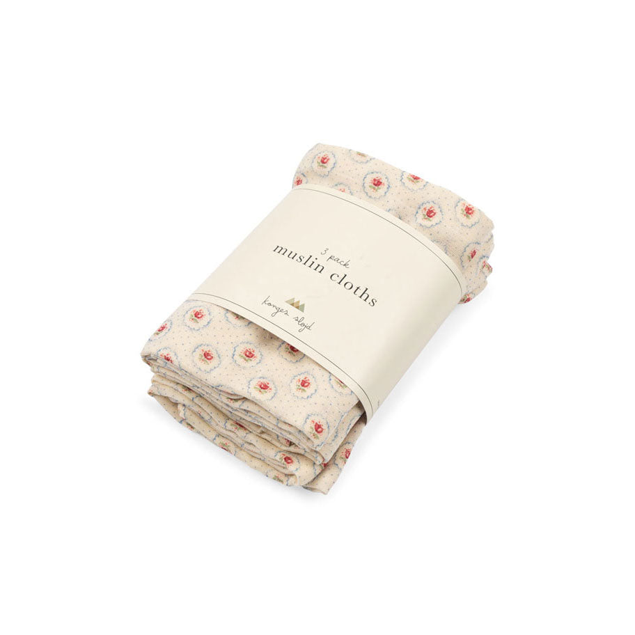 Konges Slojd Mirage 3 Pack Muslin Cloth