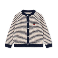 Konges Slojd  Navy Stripe Barli Cardigan