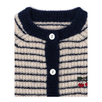 Konges Slojd  Navy Stripe Barli Cardigan