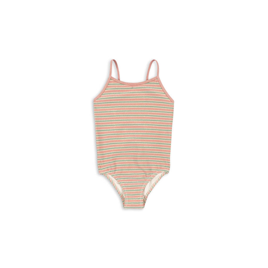 Konges Slojd Blush Stripe Bowwow Swimsuit