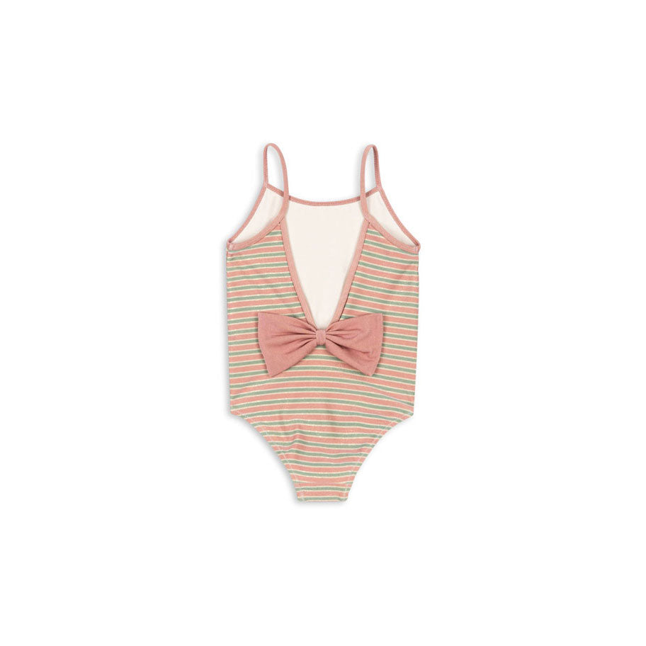 Konges Slojd Blush Stripe Bowwow Swimsuit