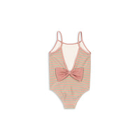 Konges Slojd Blush Stripe Bowwow Swimsuit