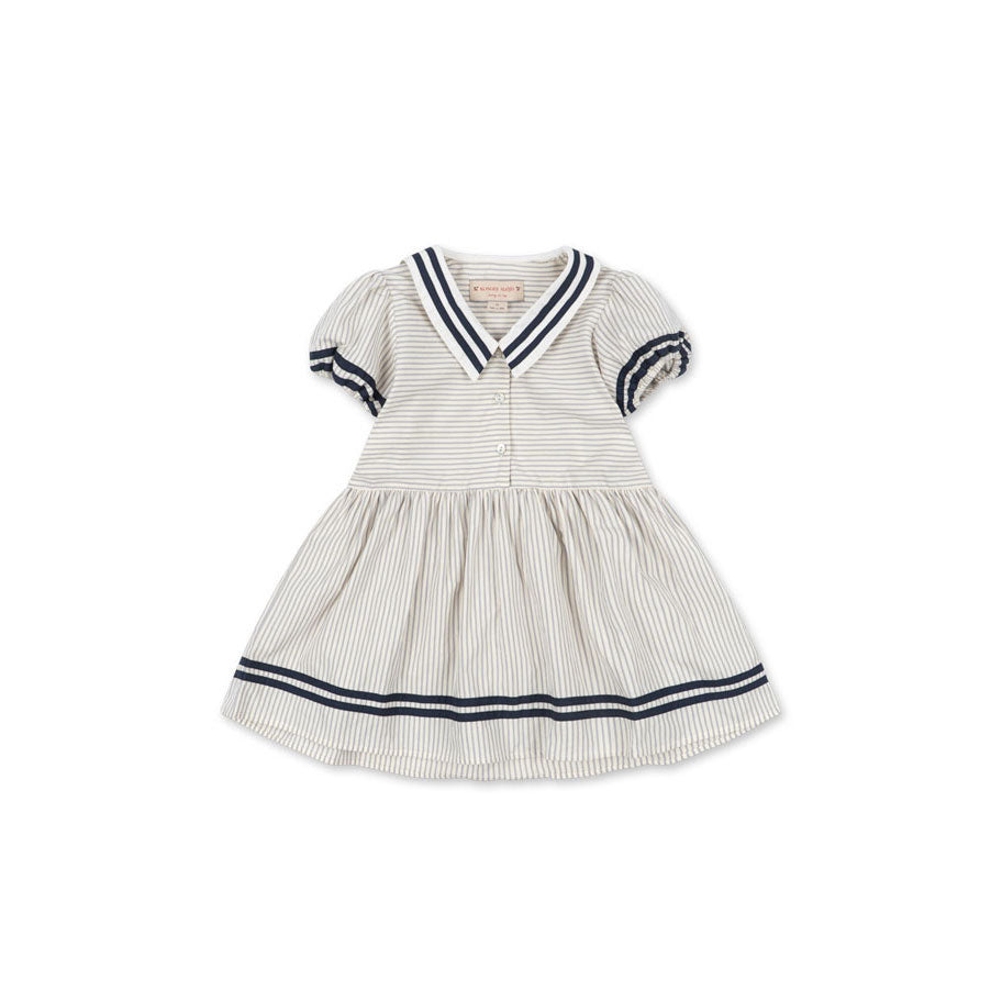 Konges Slojd Blue Stripe Allie Saior Dress