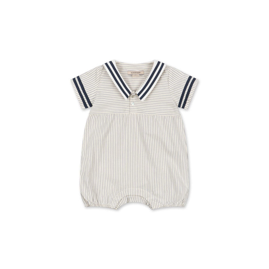 Konges Slojd Blue Stripe Allie Sailor Romper