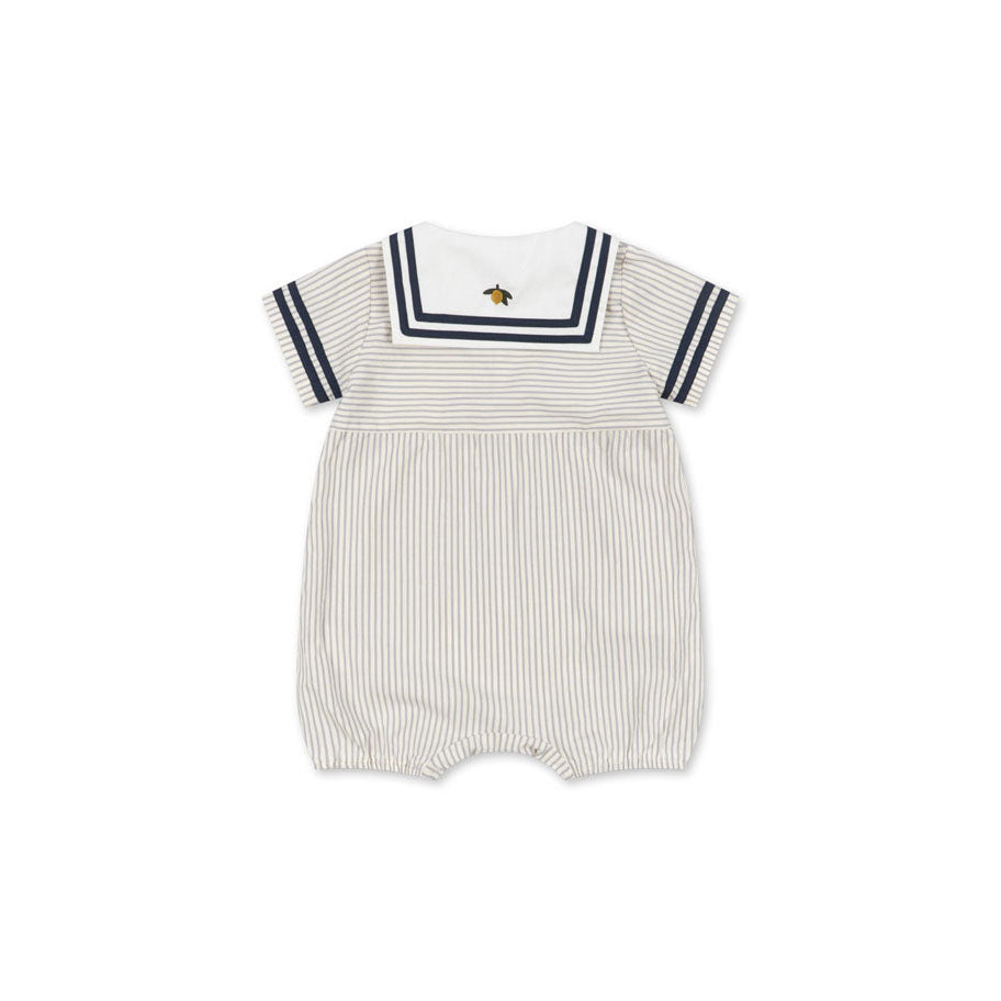 Konges Slojd Blue Stripe Allie Sailor Romper