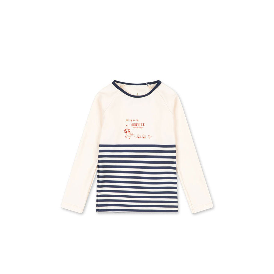 Konges Slojd Marine Stripe Aster Swim Tee