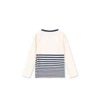 Konges Slojd Marine Stripe Aster Swim Tee