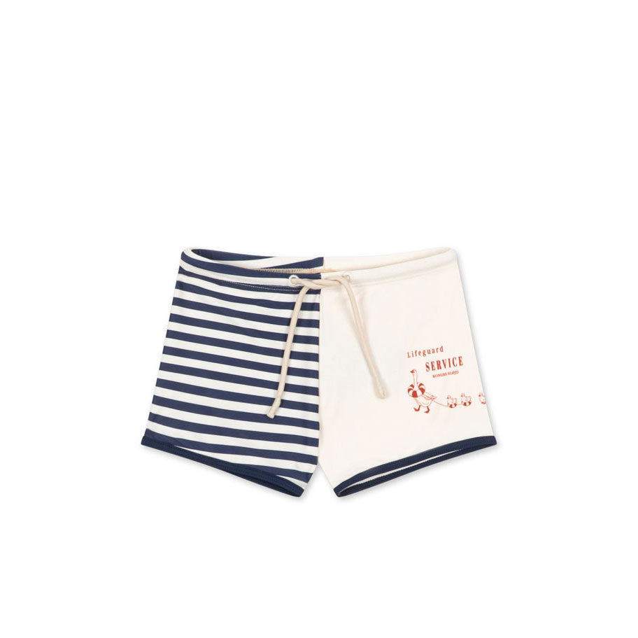 Konges Slojd Marine Stripe Aster Swim Shorts