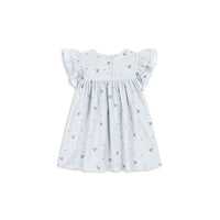 Konges Slojd Cherry Blue Coeur Coco Dress