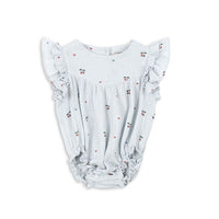 Konges Slojd  Cherry Blue Coeur Coco Romper