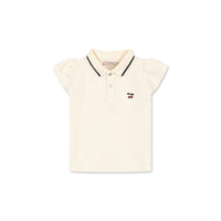Konges Slojd Antique White Florita Polo Shirt