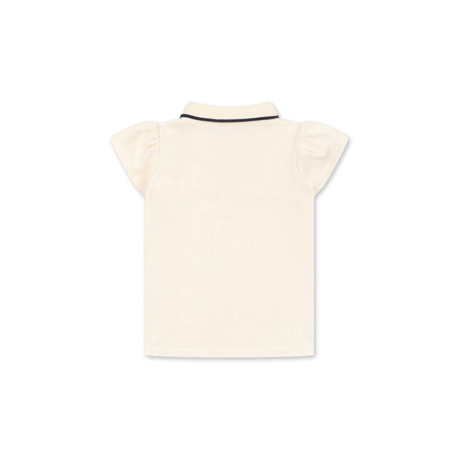Konges Slojd Antique White Florita Polo Shirt