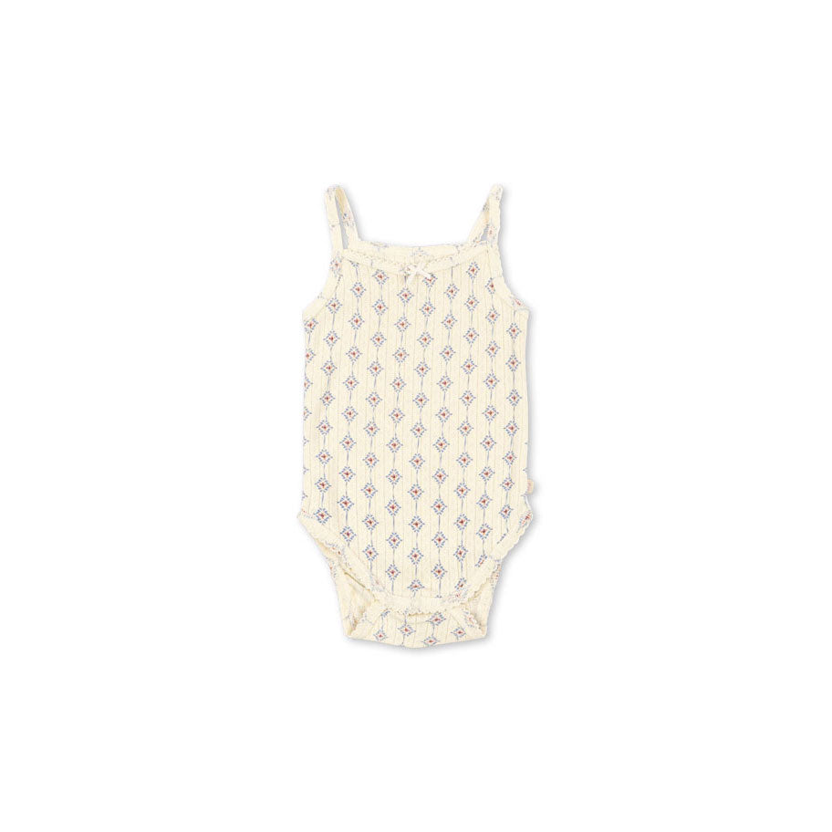Konges Slojd Muro Blu Minnie Strap Bodysuit