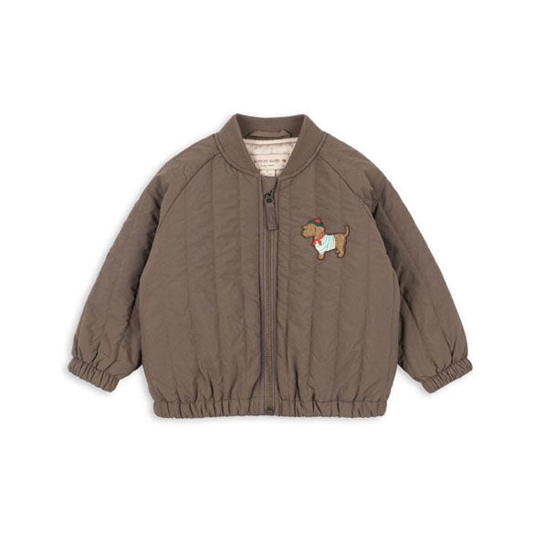 Konges Slojd  Walnut Juno Terry Bomber Jacket