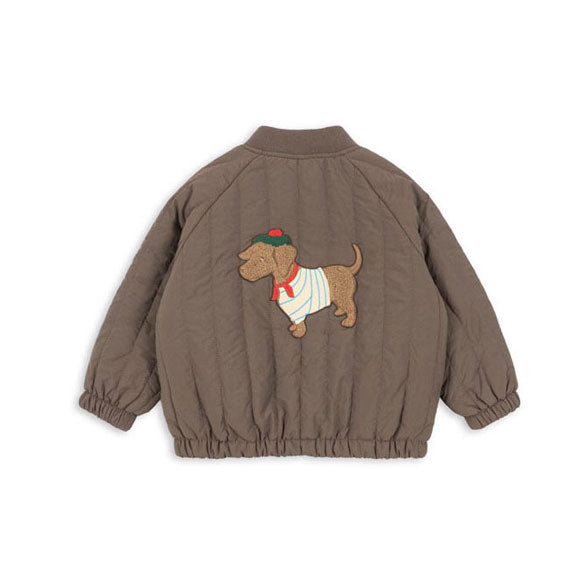 Konges Slojd  Walnut Juno Terry Bomber Jacket