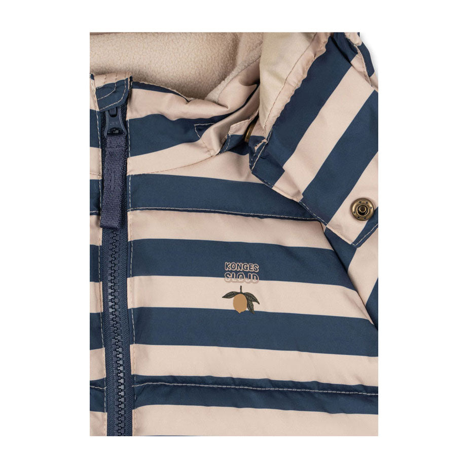 Konges Slojd  Bleu Noir Stripe Nuka Jacket