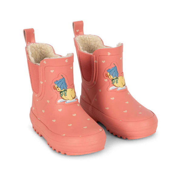 Konges Slojd  Coeur Feathers Roi Printed Rain Boot
