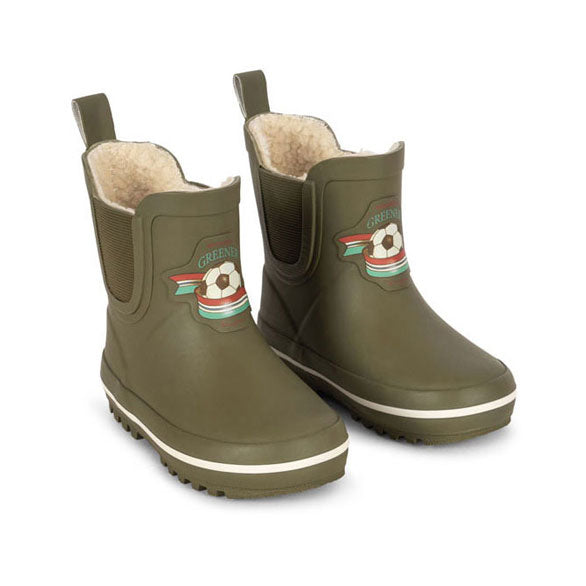 Konges Slojd  Winter Moss Roi Printed Rain Boot