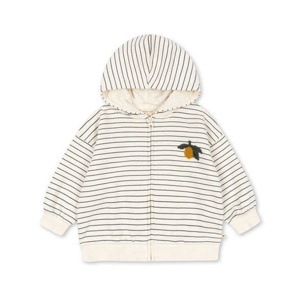 Konges Slojd  Cilantro Stripe Amio Zip Hoodie