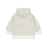 Konges Slojd  Cilantro Stripe Amio Zip Hoodie