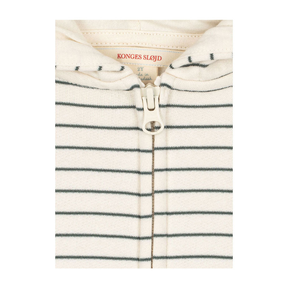 Konges Slojd  Cilantro Stripe Amio Zip Hoodie