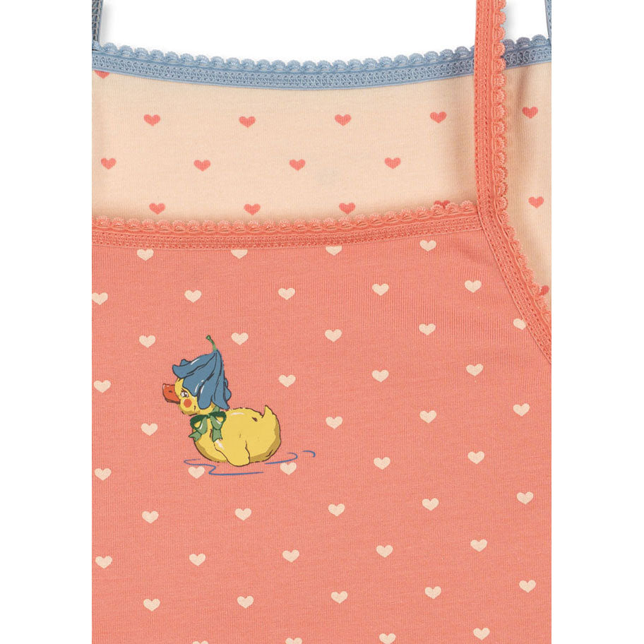 Konges Slojd  Coeur Lantana/Teddy Coeur Basic 2 Pack Strap Top