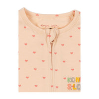 Konges Slojd  Teddy Coeur Basic Zip Onesie