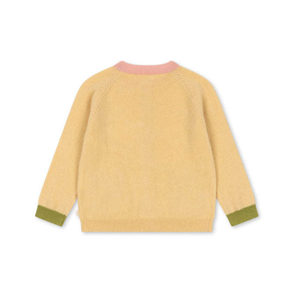 Konges Slojd  Yellow Colletti Cardigan