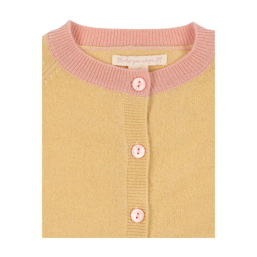 Konges Slojd  Yellow Colletti Cardigan