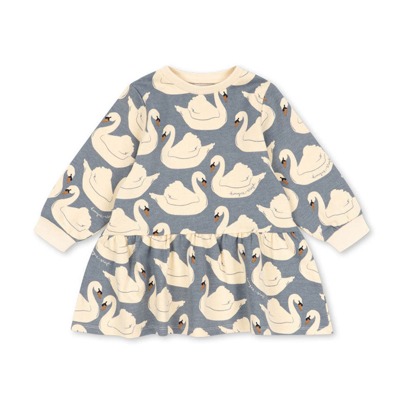 Konges Slojd  Swan Loupy Print Sweat Dress